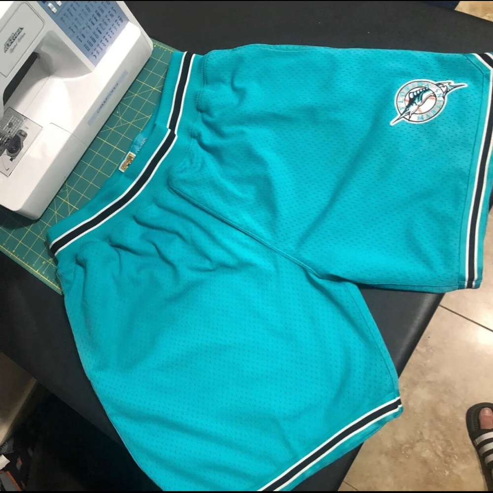 Mitchell and ness florida marlins shorts